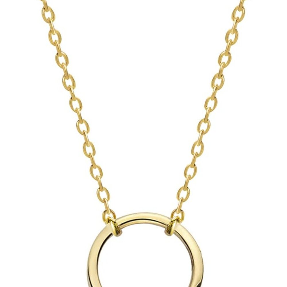 Circle Necklace Sterling Silver Open Circle Necklace For Women Mama Necklaces
